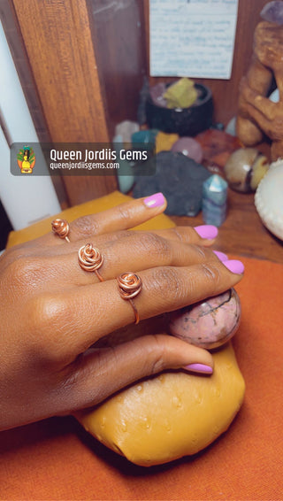 Copper Rose Ring