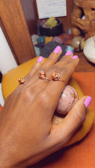 Copper Rose Ring