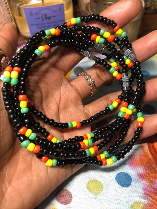 Rasta 10” Anklet